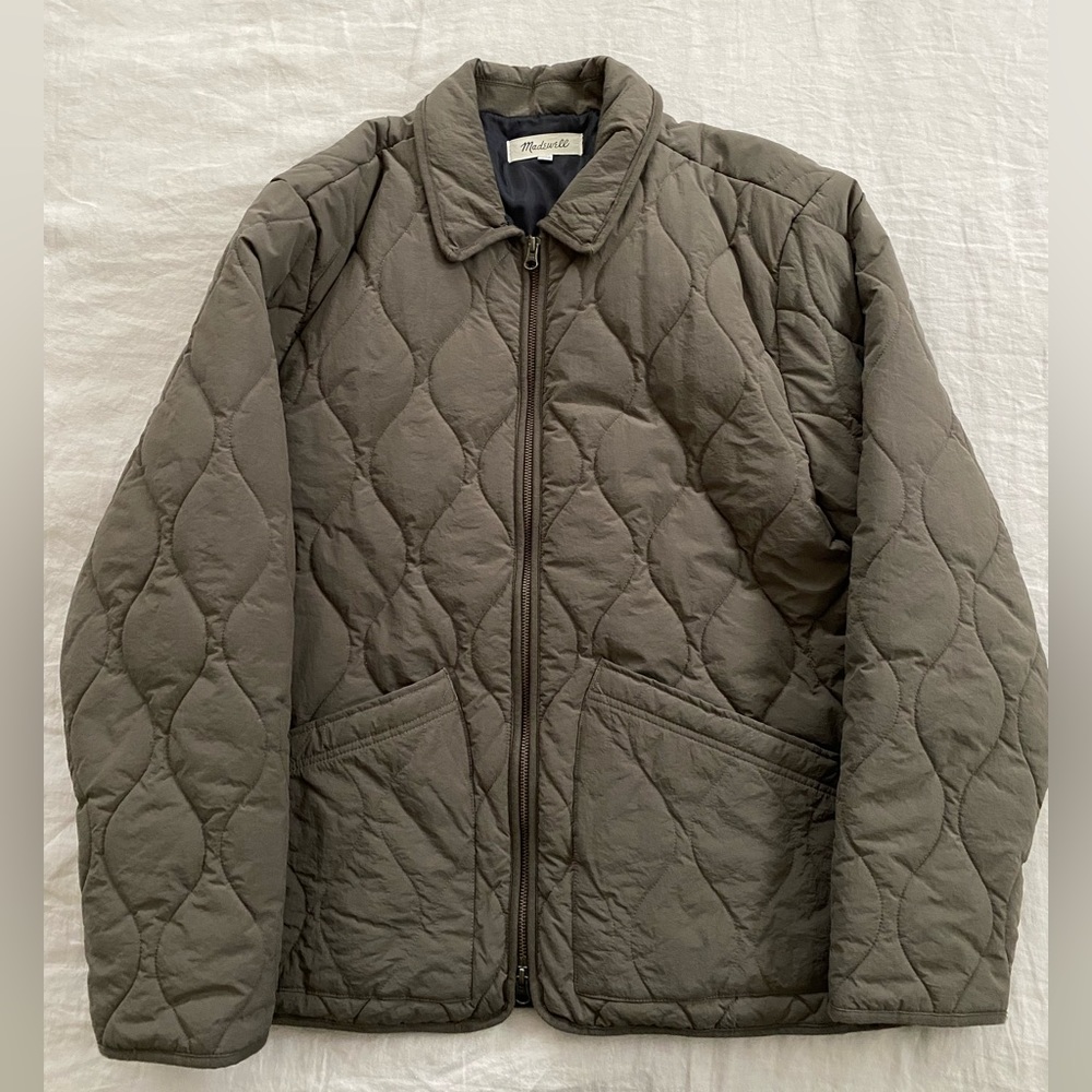 Quilted (Re)sourced Nylon Jacket. Madewell.